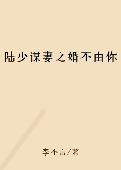 陆少谋妻之婚不由你
